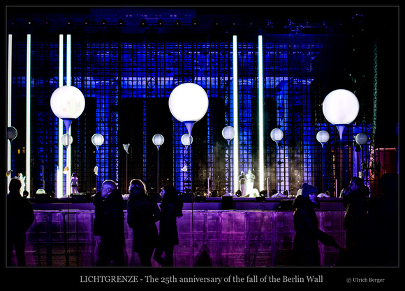 "Lichtgrenze" - Hauptbühne in Berlin Mitte