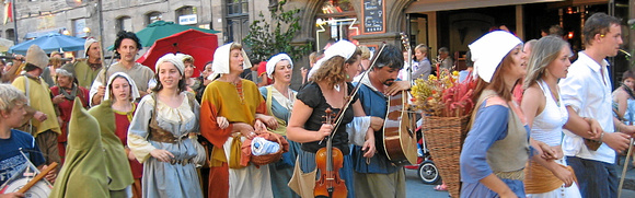 Mittelalter-Fest in Dinard/Bretagne