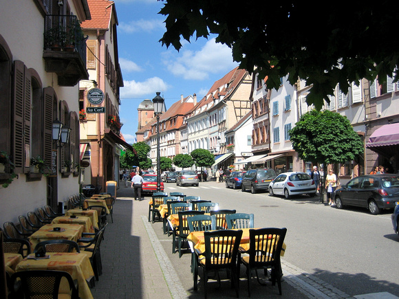 "Rue Nationale" in Weissenburg - Elsass