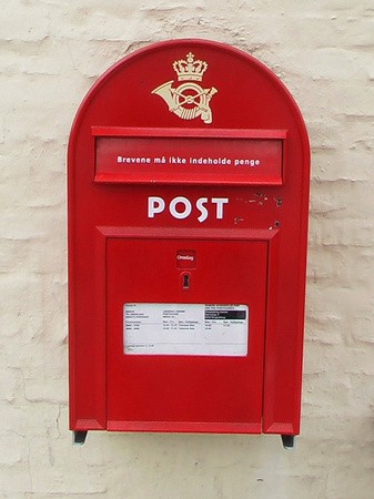 Dänischer Briefkasten in ringköbing
